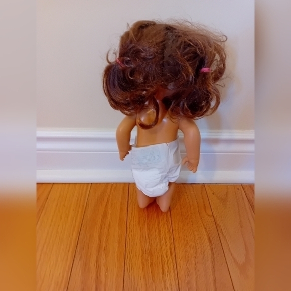 HASBRO Baby Alive‎ 2017 Potty Dance Brown Hair Green Eyes Drinks & Wets - Picture 3 of 4